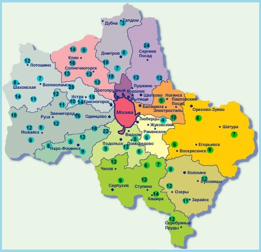 карта глубин копка колодца Ленинский район (Видное)